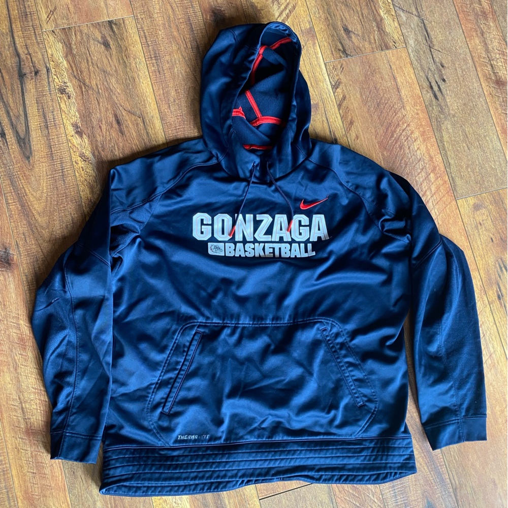 Nike Gonzaga Basketball Therma-Fit Hoodie Sweatshirt